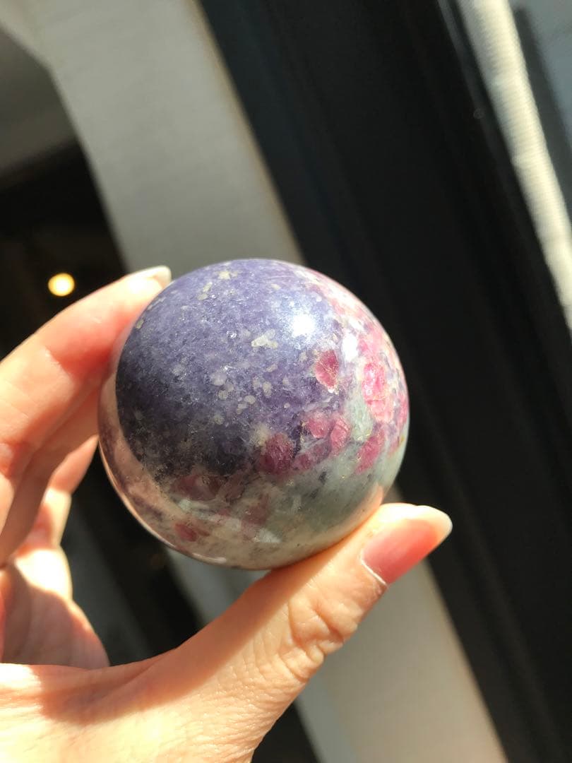 ☘️レア❤︎ユニコーンスフィア 丸玉　天然石　パワーストーン