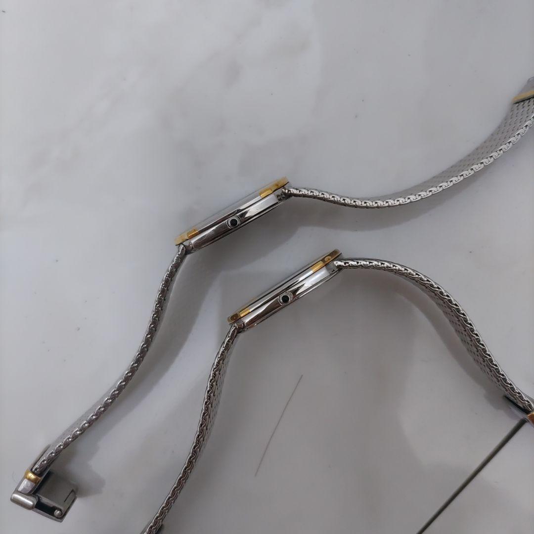 セイコー　クレドール　１８金無垢ベゼル　メンズ　２本セット