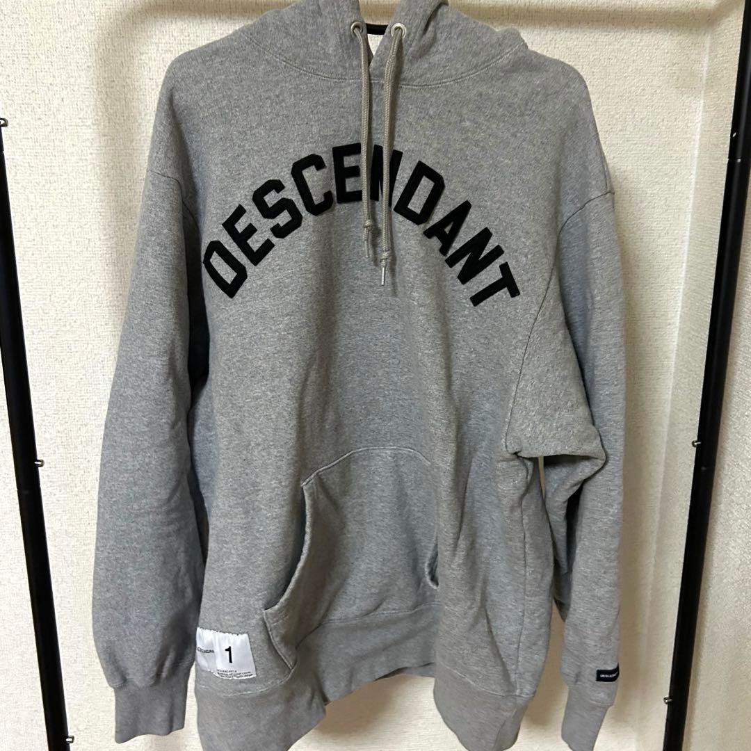 DESCENDANT ディセンダント パーカー　フーディ　グレー