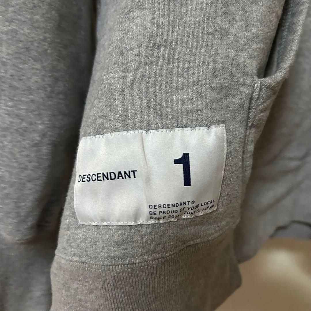 DESCENDANT ディセンダント パーカー　フーディ　グレー