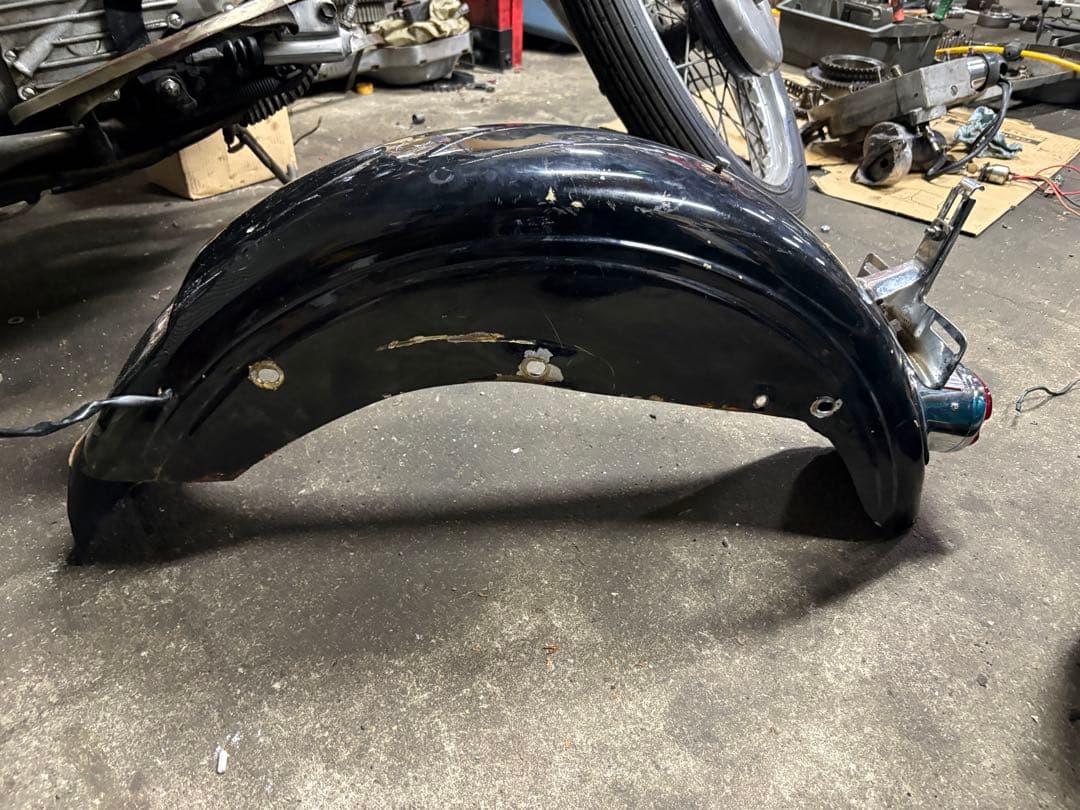 ハーレー　ショベル　リアフェンダー