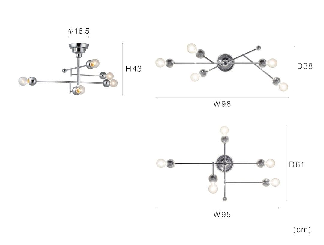 Plata プラータ シーリングライト