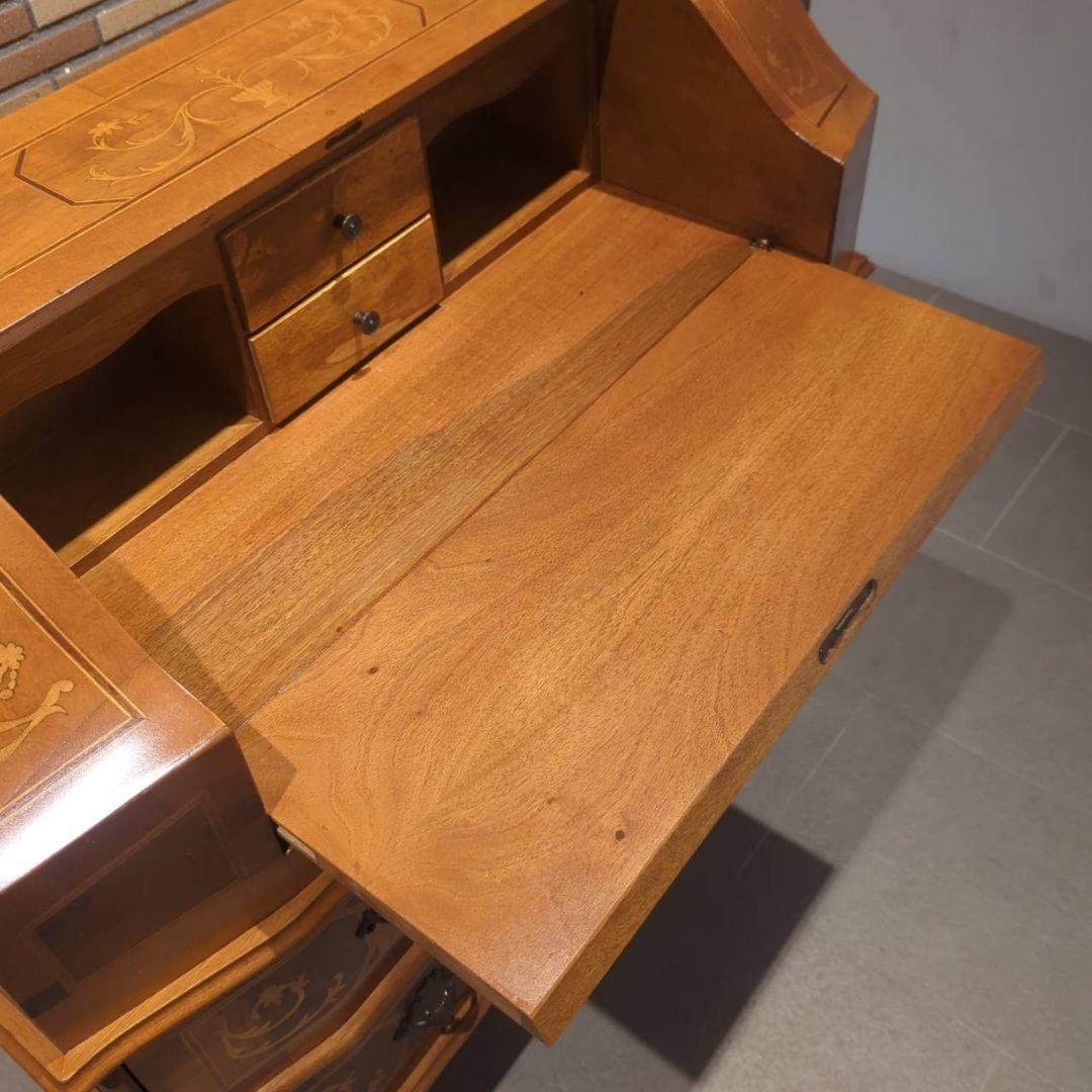 新春還元セール◇ITALYTarocco社製　象嵌ライティングビューロ