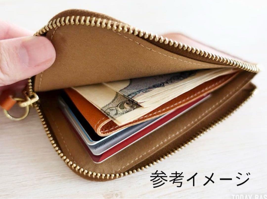 【美品】イルビゾンテ L字ファスナー ユニセックス コンパクト ウォレット