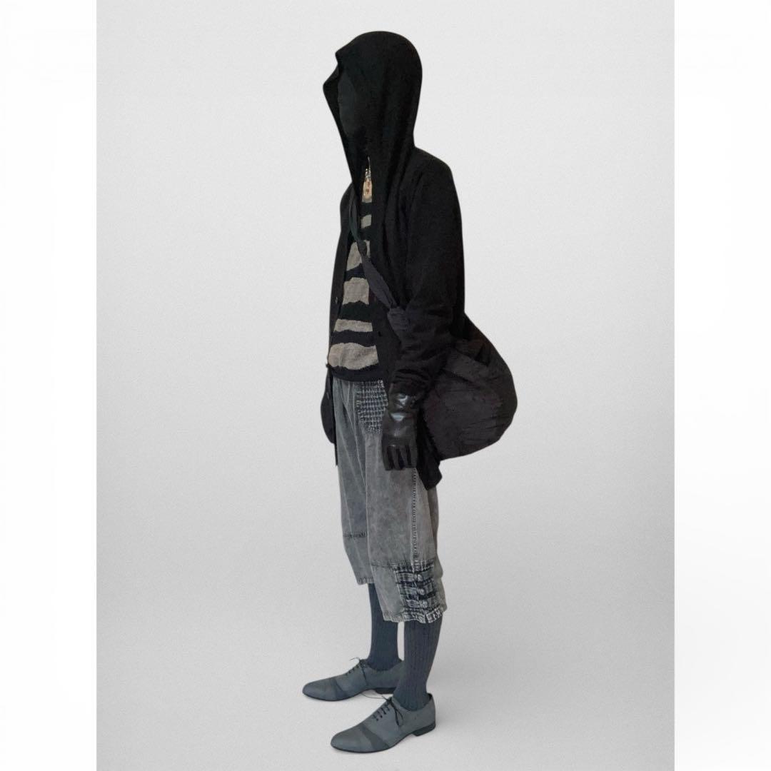 小物 CONTRAST LEATHER GLOVE (BLACK) 777T