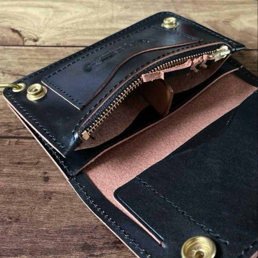 【お札を折らずに収納】トラッカーウォレット150（ミドル）2.5層【受注生産】