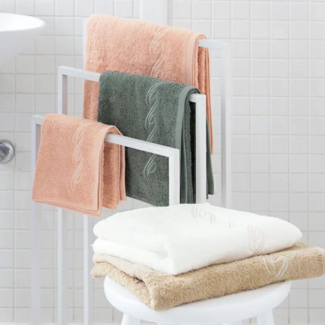 もこ  Hotman ホットマン　1秒タオル プレジール　バスタオルセット