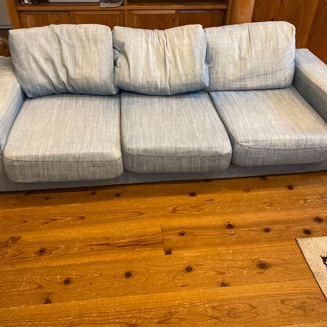 ジャーナルスタンダード ファニチャー デニム3人 ソファ