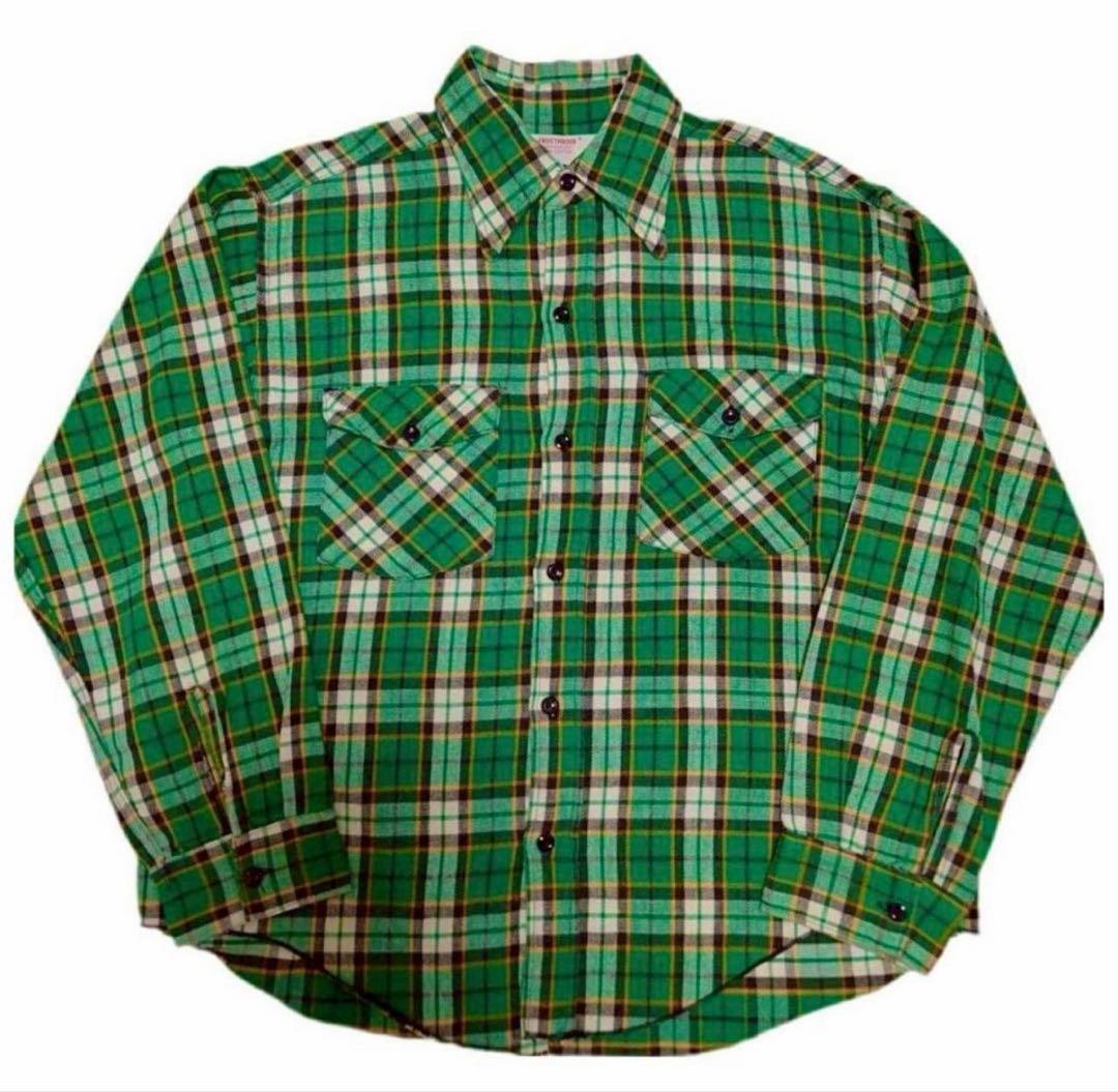 60S FROSTPROOF チェックコットンヘビーネルシャツ VINTAGE