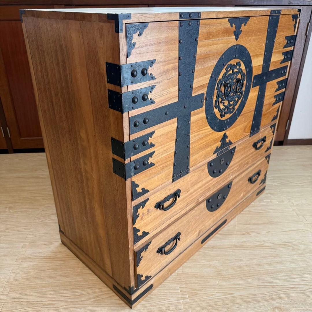 【骨董品】和箪笥／時代箪笥／桐箪笥 アンティーク家具　87-1