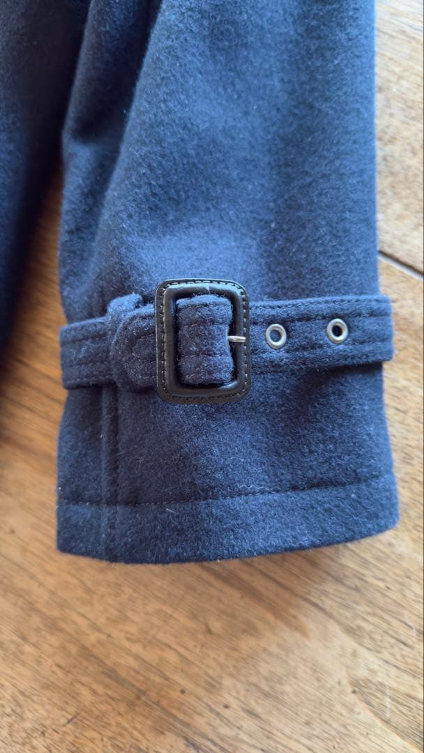 トルネードマート　ゼロ　返し衿型メルトントレンチコート