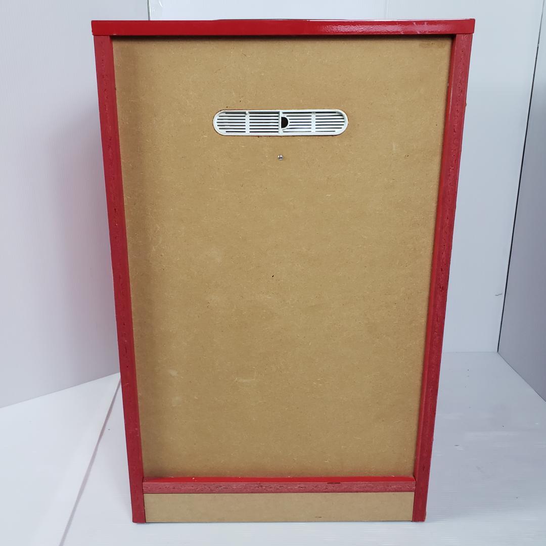 レトロ　赤色　キャビネット　レンジ台　テレビ台