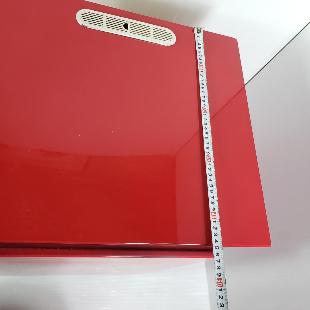 レトロ　赤色　キャビネット　レンジ台　テレビ台