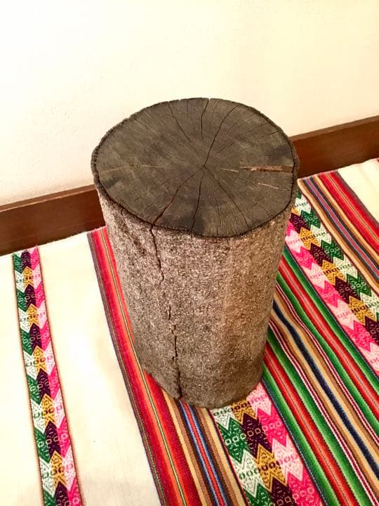 完全乾燥済み【天然樫の木】切り株スツール/インテリア台/切り株椅子/室内OKです