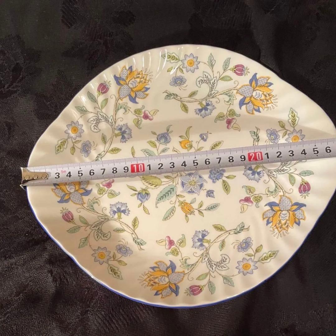 MINTON HADDON HALL BLUEハドンホール花柄 皿プレート 5枚