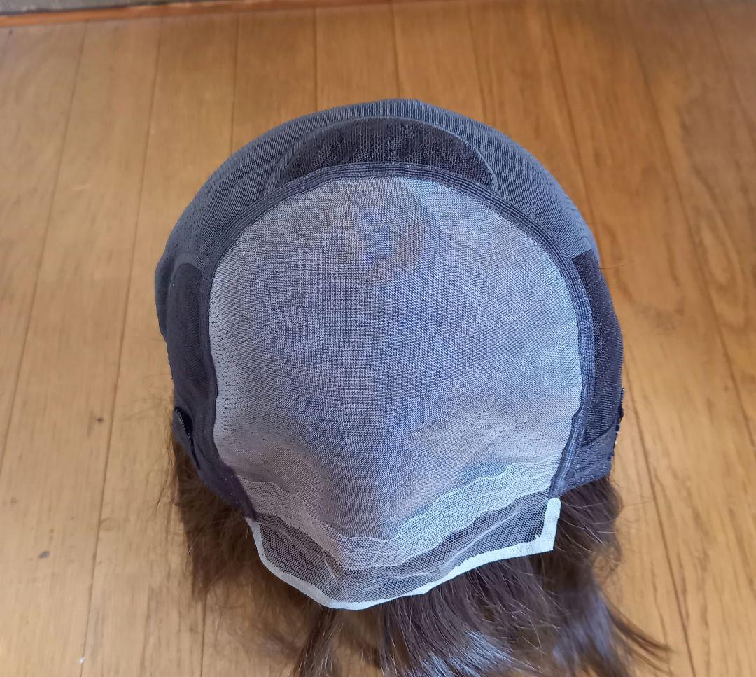 百合子ウィッグ レミー人毛 アッシュブラウン フルウィッグ　お値下げ