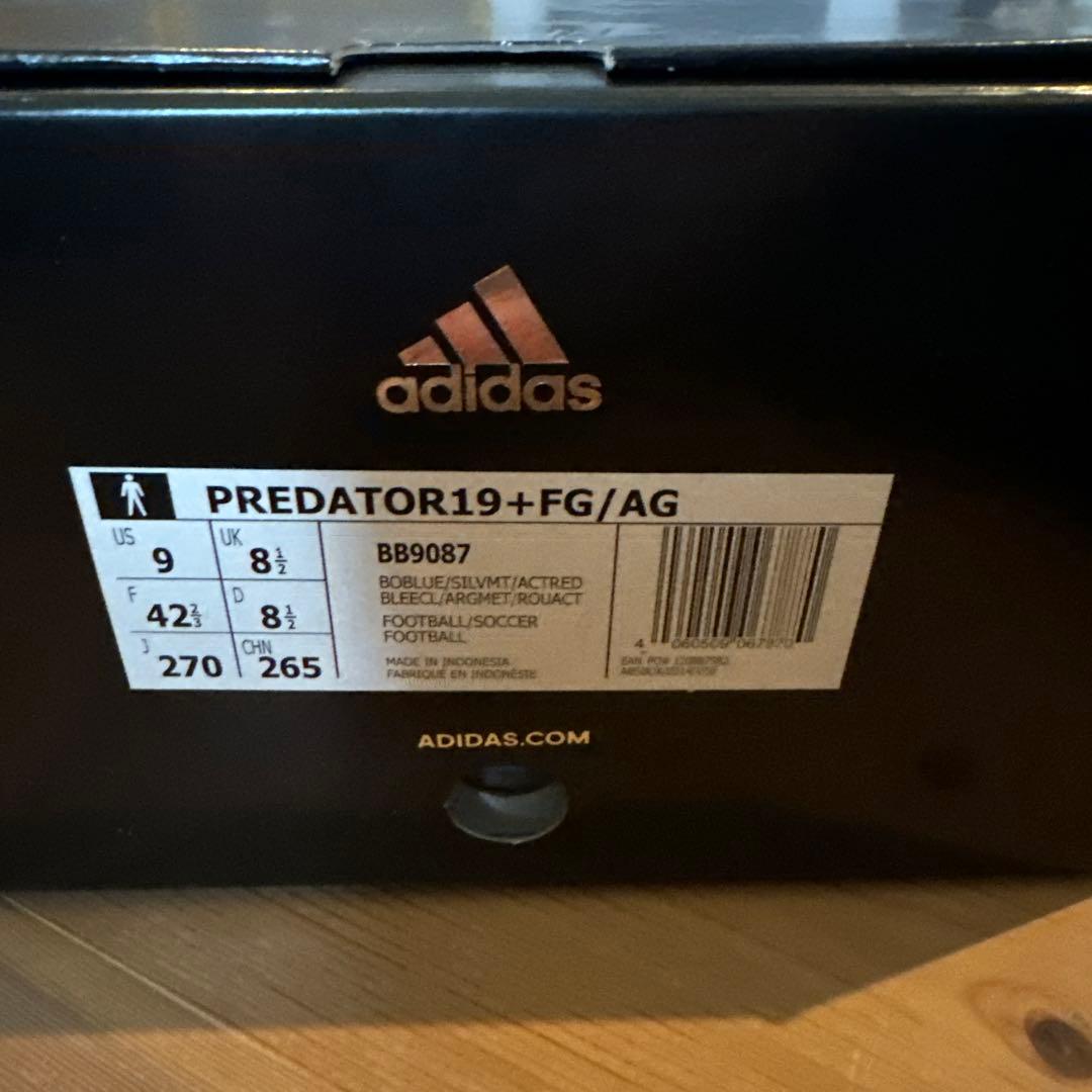 PREDATOR プレデター　19＋FG/AG 27cm