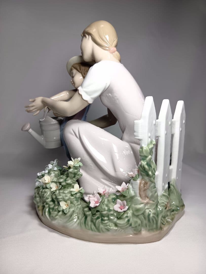 リヤドロ ママのお手伝い 美品 希少品 8028 箱付き 置物