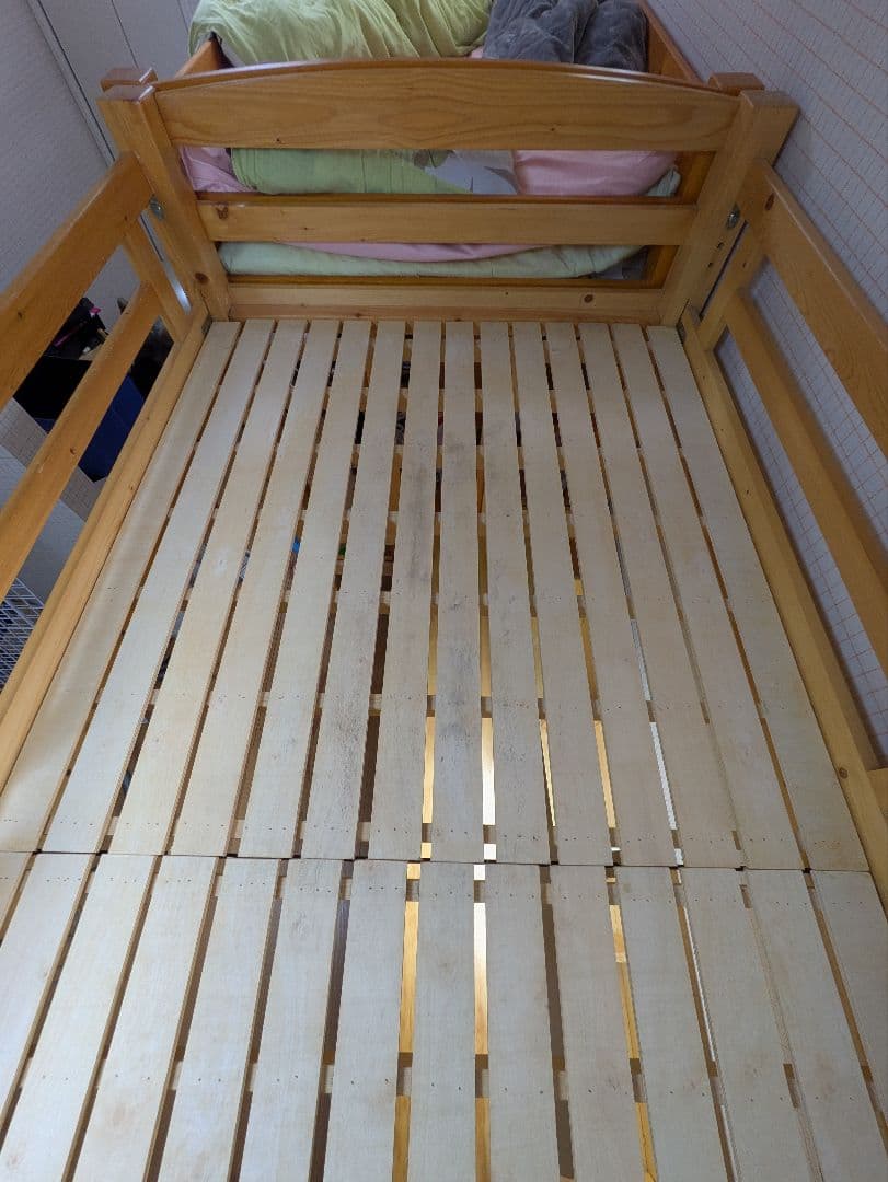 木製ロフトベッド デスク付き（引き取り限定）