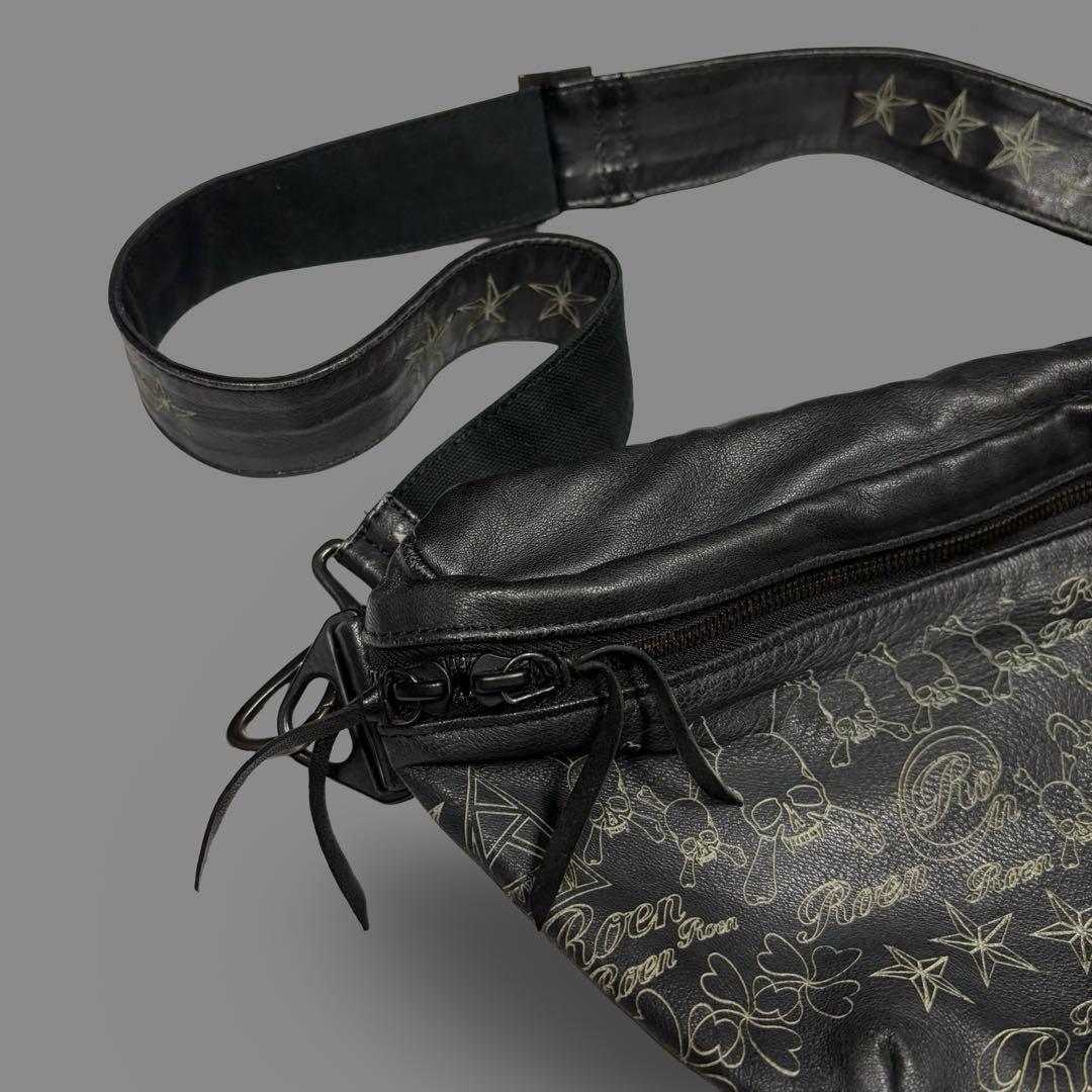 バッグ Rare 00s Archive Roen Leather fringe bag