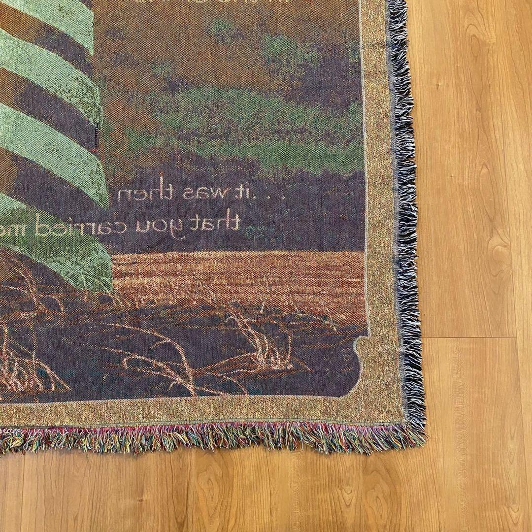 【美品】灯台 ゴブラン織 ヴィンテージラグ タペストリー タグ付 136×114