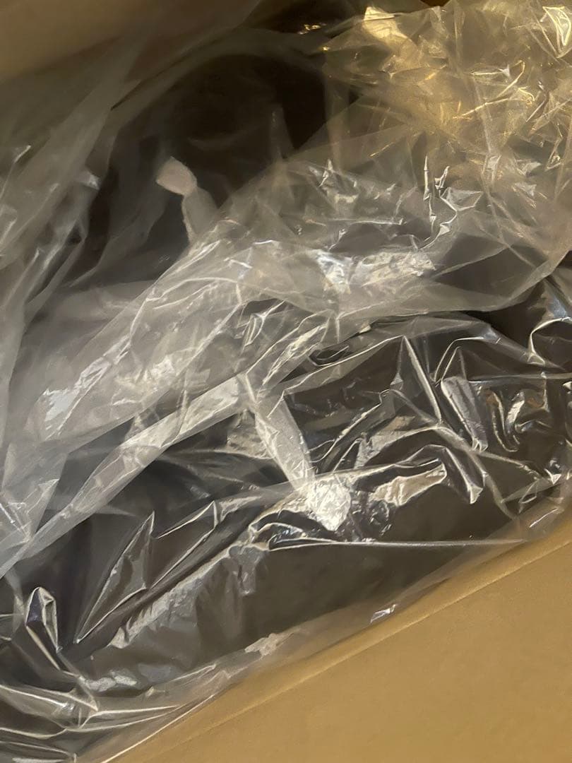 【LFM(U)】Ｗフェイスダッフルコート unisex ブラックLサイズ