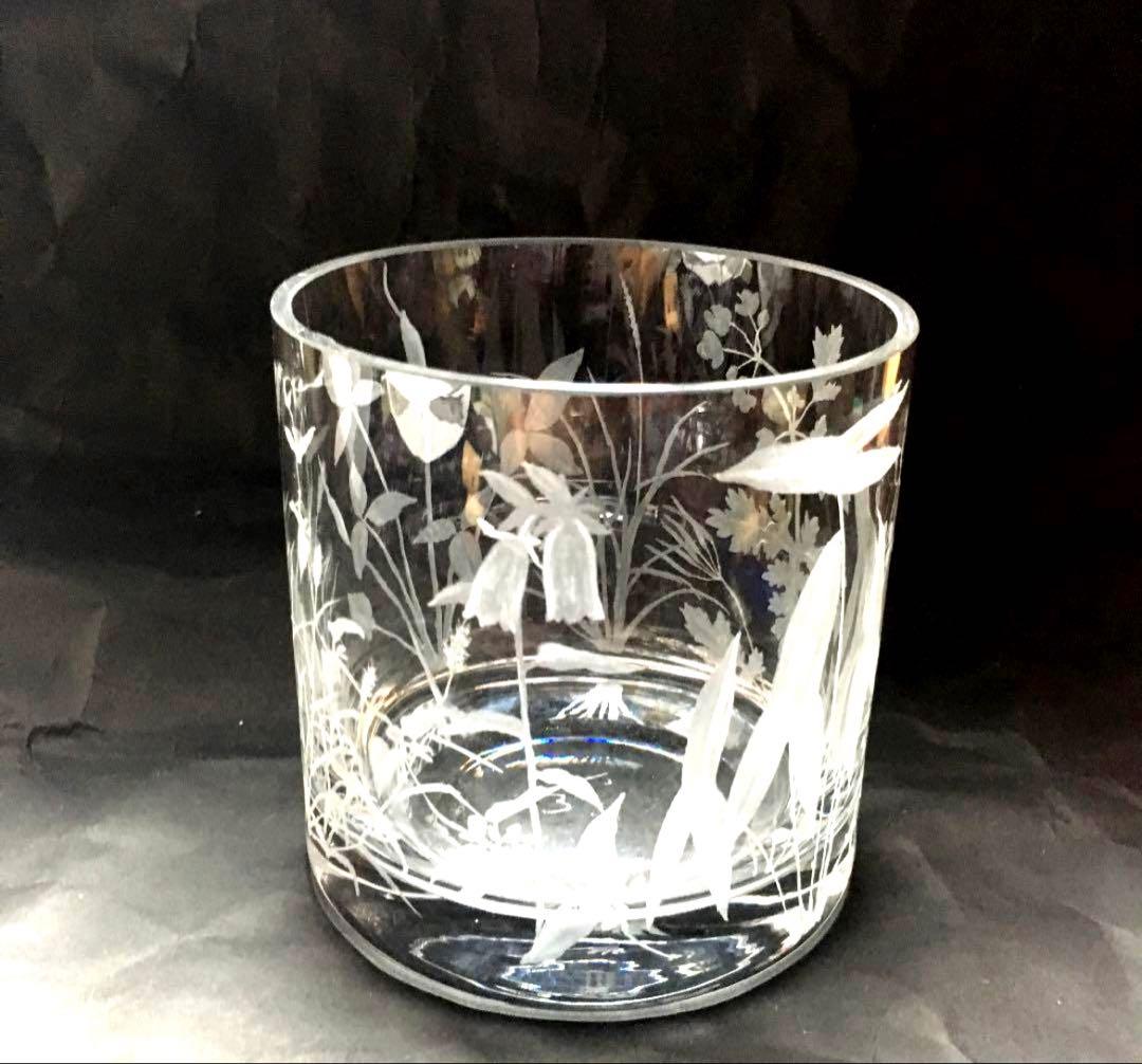 【彫刻部分は作家手作り】野草のアイスペール　 鉢