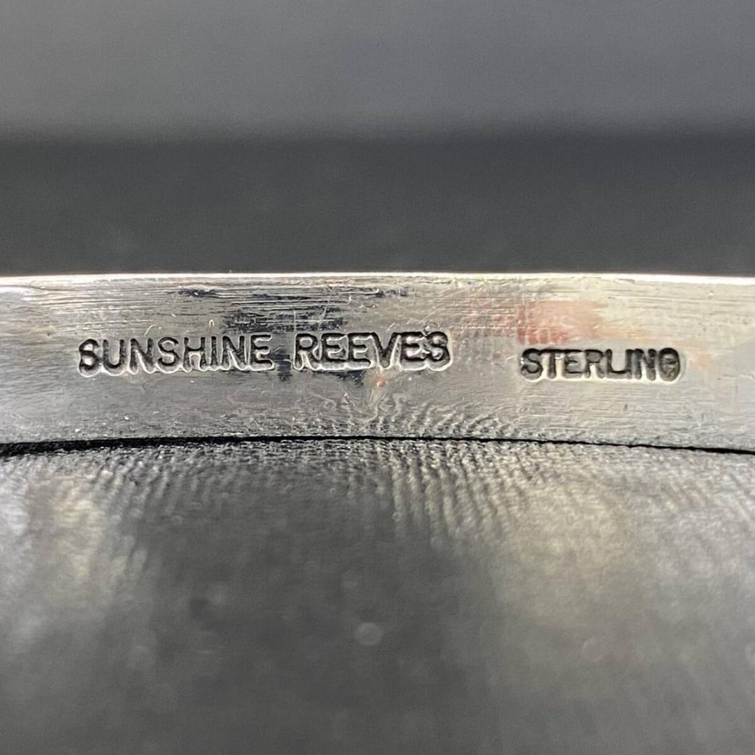 美品 NAVAJO Sunshine Reeves ネイティブ スター バングル
