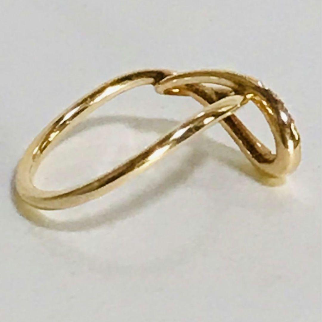 4°C k10 ダイヤモンドリング　8号サイズ