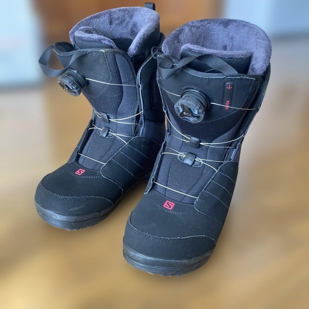 ほぼ新品サロモンSalomonスノーボードブーツBOAシステム