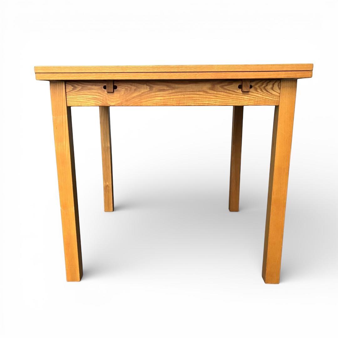 【廃盤・希少】無印良品 エクステンションテーブル タモ材 伸長式 ダイニング