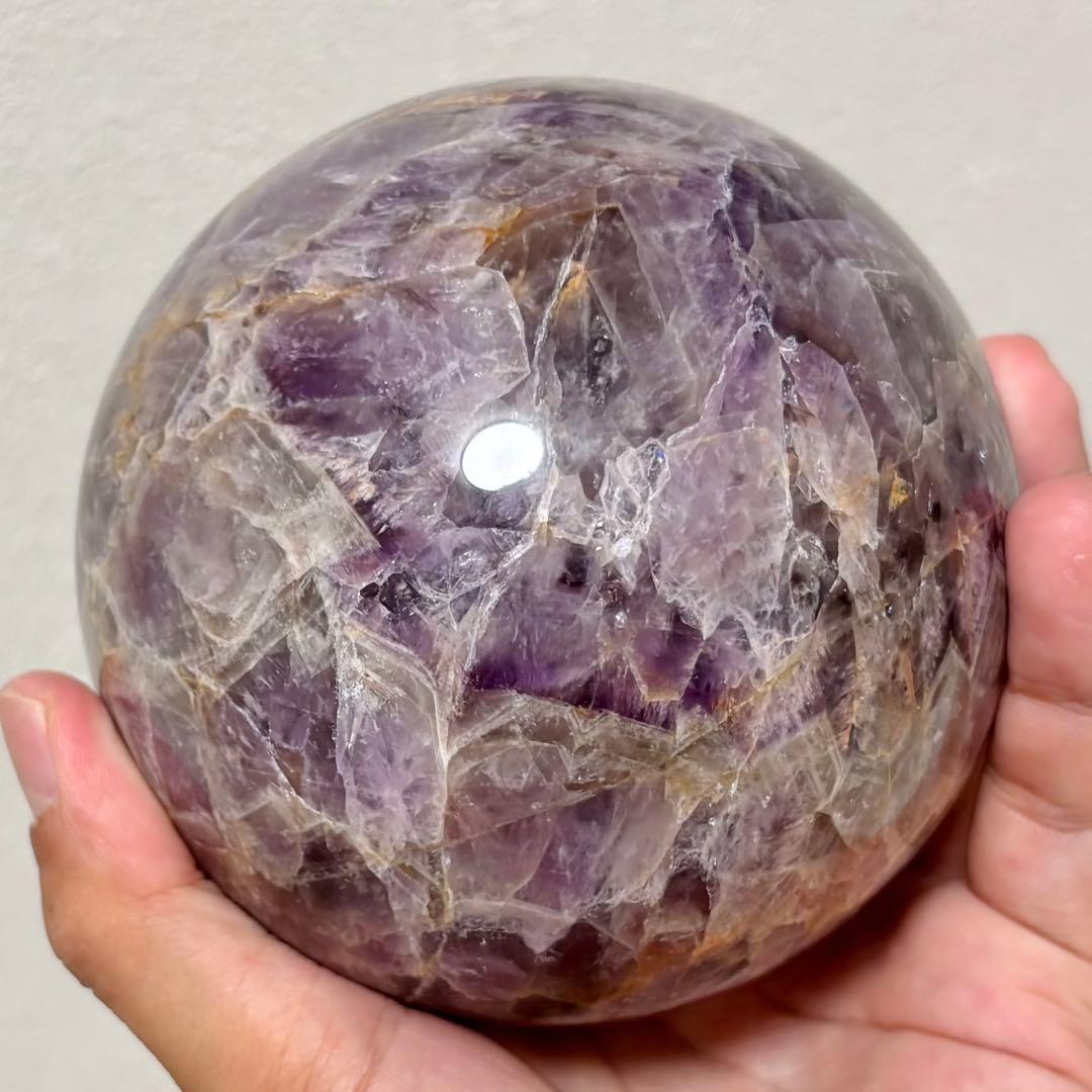 アメジスト 紫水晶 特大 スフィア 丸玉 パワーストーン 天然石 風水