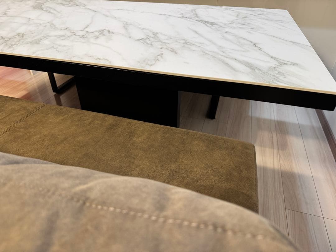 ※2/28まで【美品】ダイニングテーブル セラミック天板 6人掛け