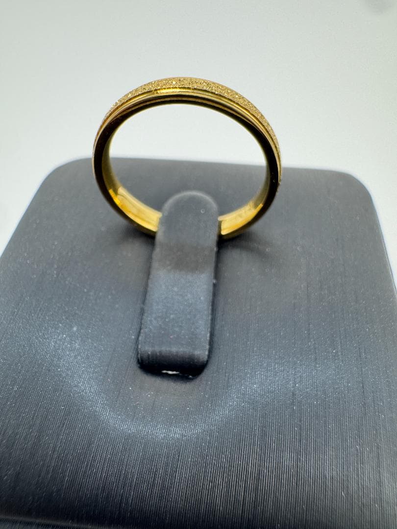 《日本製18金》K18ゴールド テクスチャーリング1.84g 11号 即日発送