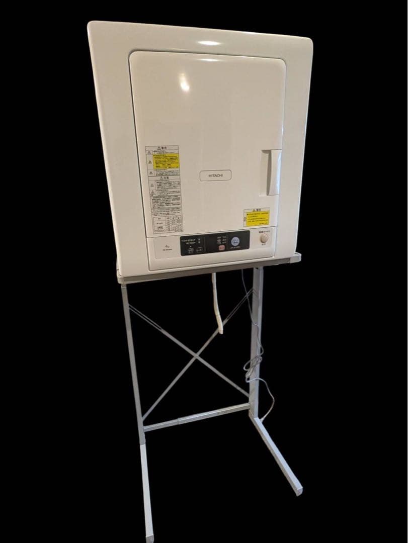 日立　衣類乾燥機　DE-N40WX　スタンド付き　近県配送のみ