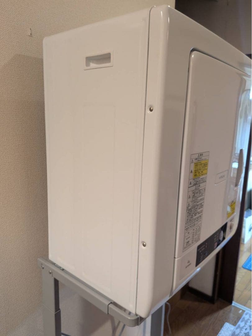 日立　衣類乾燥機　DE-N40WX　スタンド付き　近県配送のみ