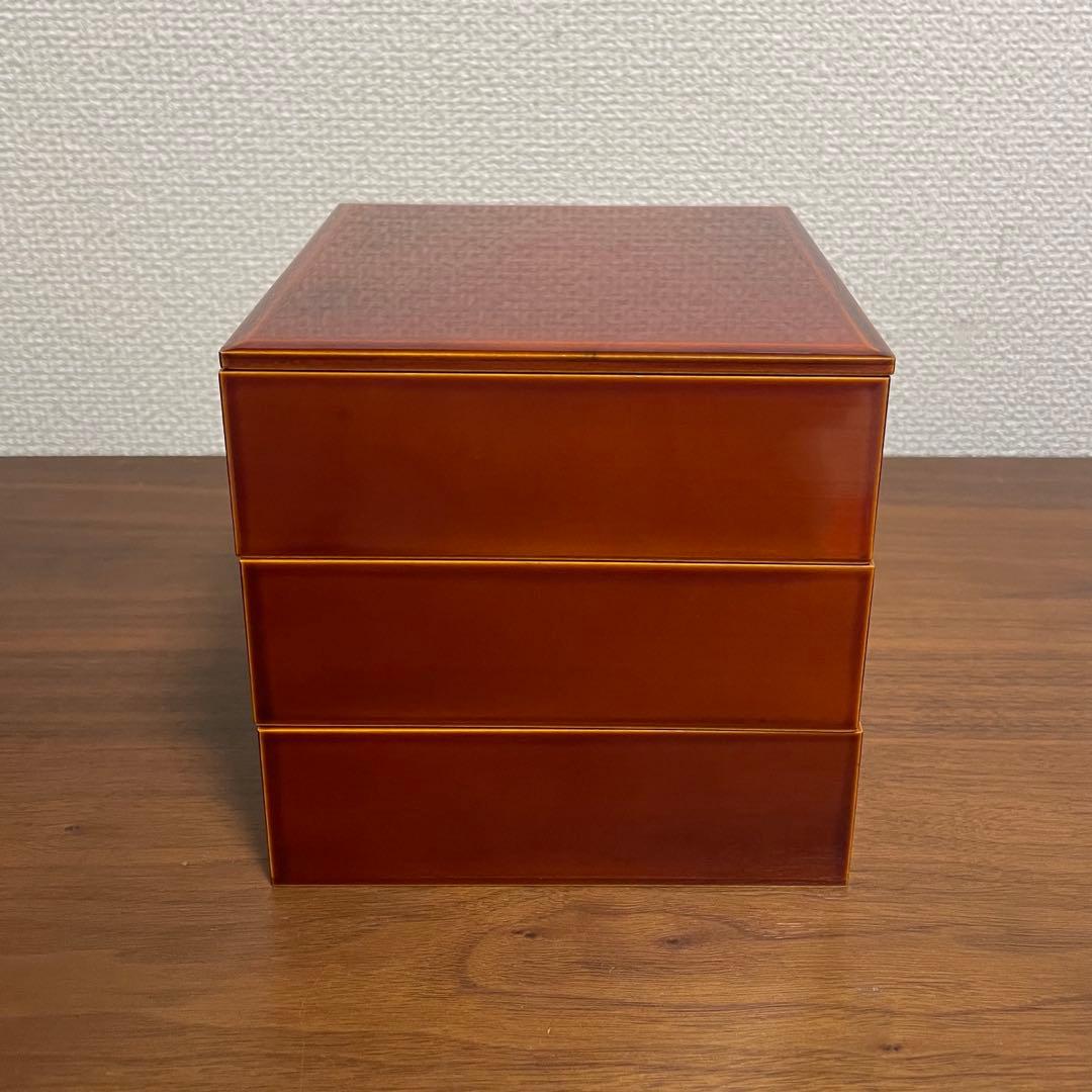 【新品未使用】飛騨高山　春慶塗　重箱三段