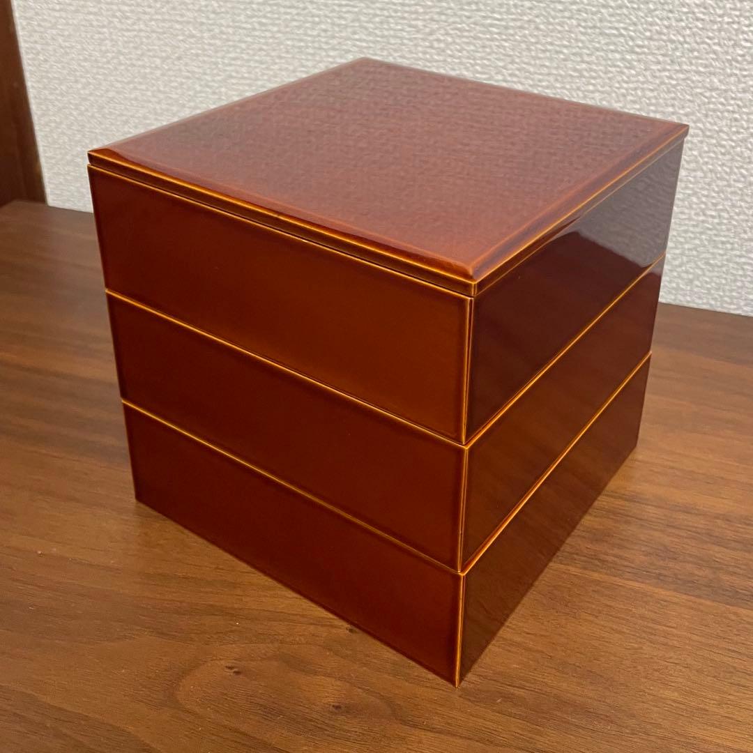 【新品未使用】飛騨高山　春慶塗　重箱三段