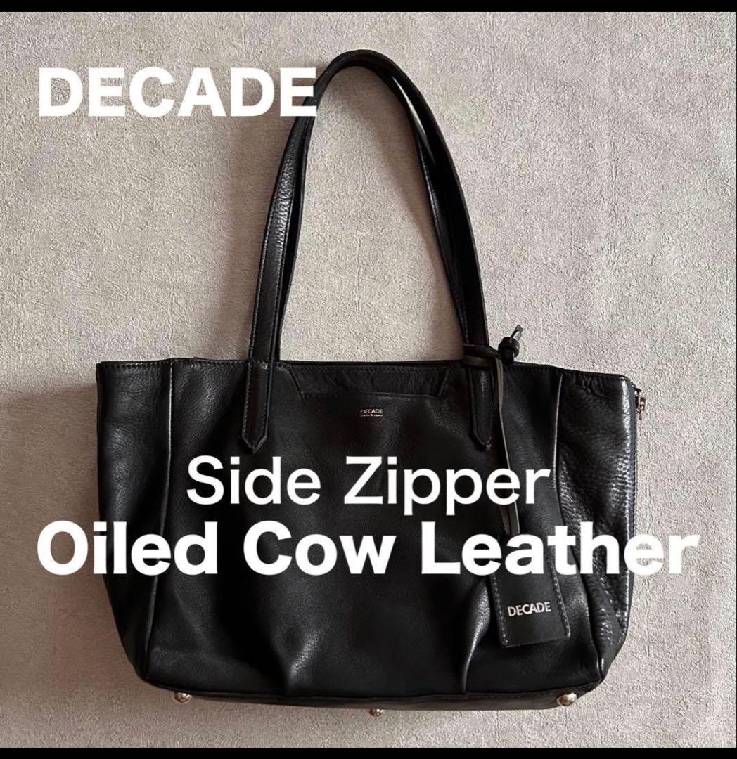 DECADE ディケイド オイルドカウレザートートバッグ