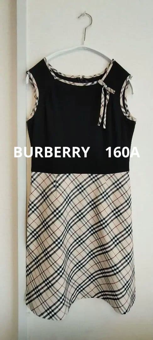 バーバリーブルーレーベル　ノースリーブワンピース160