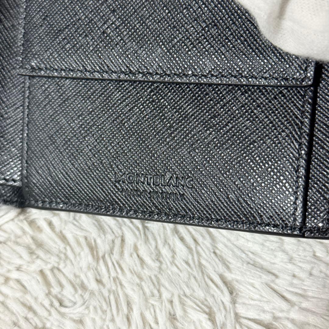 新品✨モンブラン　サルトリアルコレクション　レザー　二つ折り財布　純正