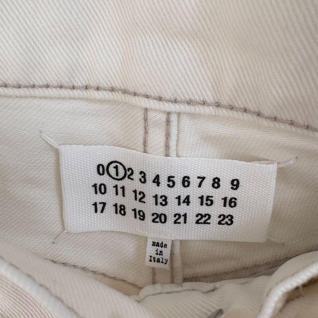 ラスト１【新品】Maison Margiela スキニー ホワイト デニム 36