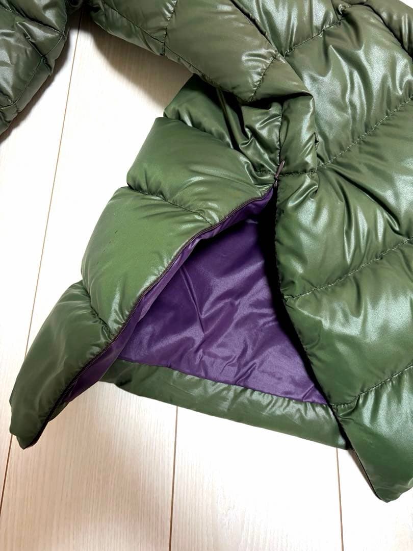 DUVETICAロングダウンコート DENEBカーキ38 極美品