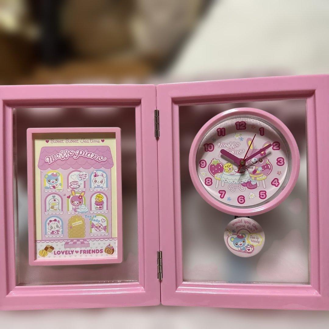 mezzo pianoフォトフレーム振り子時計