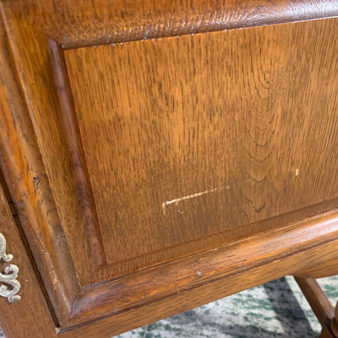 I687 アンティーク 木製キャビネット チェスト 引き出し収納 ベルギー製