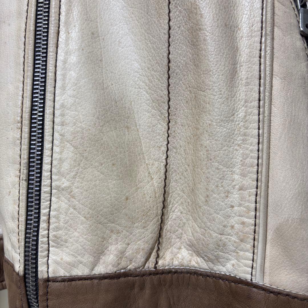 希少 DOLCE&GABBANA ドルチェ&ガッバーナ レザージャケット 50