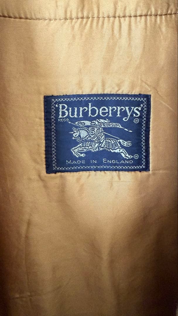 M*u様 名品　トレンチ21類似　バーバリー　サイズ54　英国製　Burberr