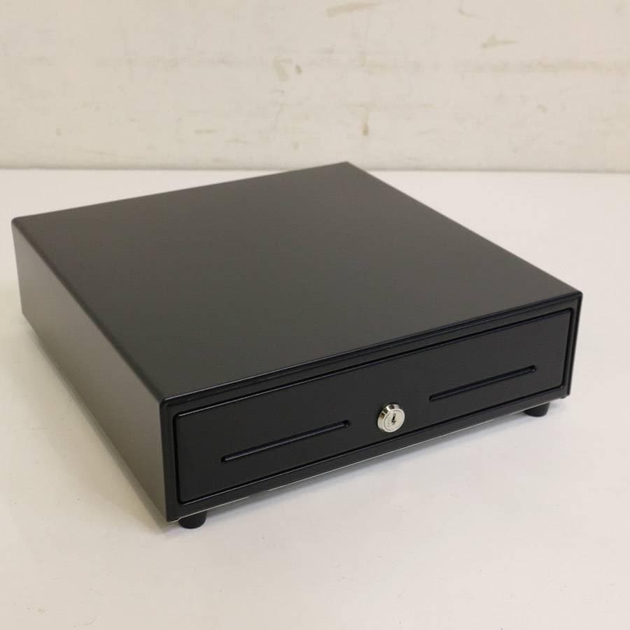 ２個セット未使用 NUSRATS 自動＆手動兼用 キャッシュドロア 黒 小型