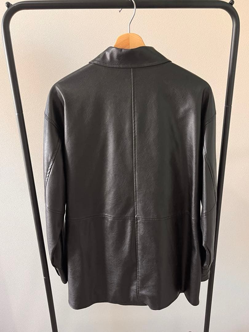 美品　ジャーナルスタンダード　フェイクレザー　ジャケット　ブルゾン　24AW