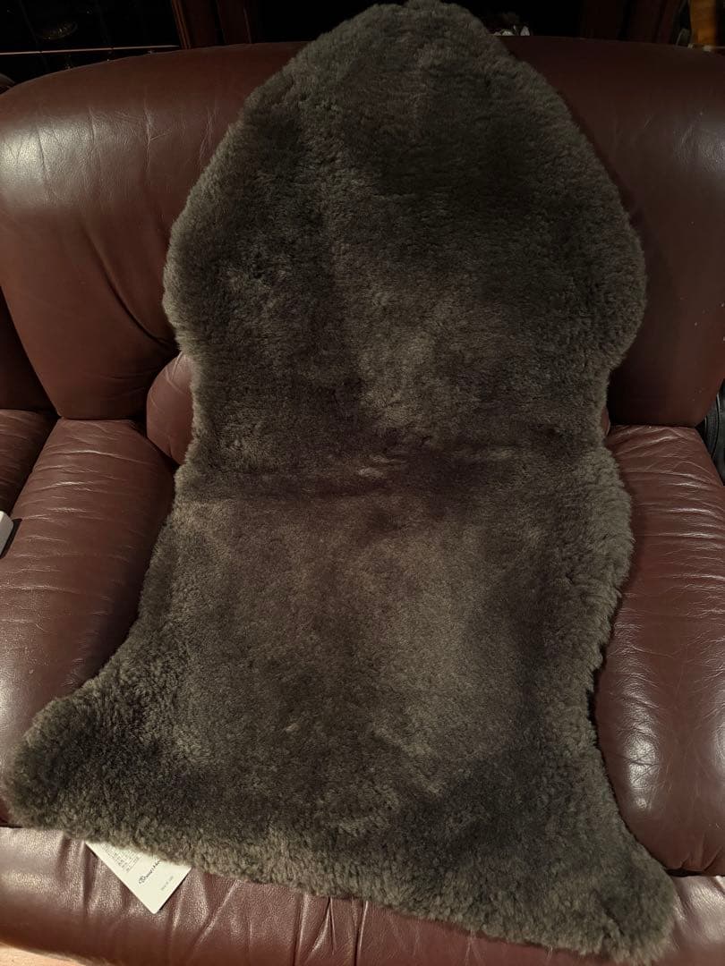 風*茂様 日本ムートン　背もたれ付高級ムートンクッション　ムートン100%定価5